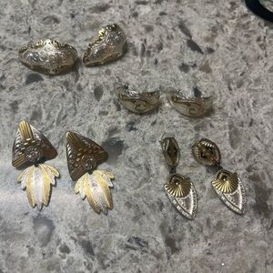 Elegant Silver and Gold Earrings Sets from Montana silversmiths